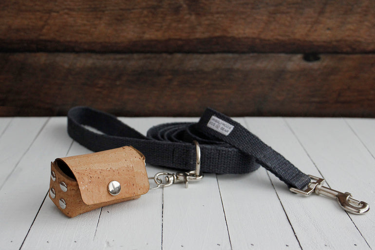 Dog poop bag holder