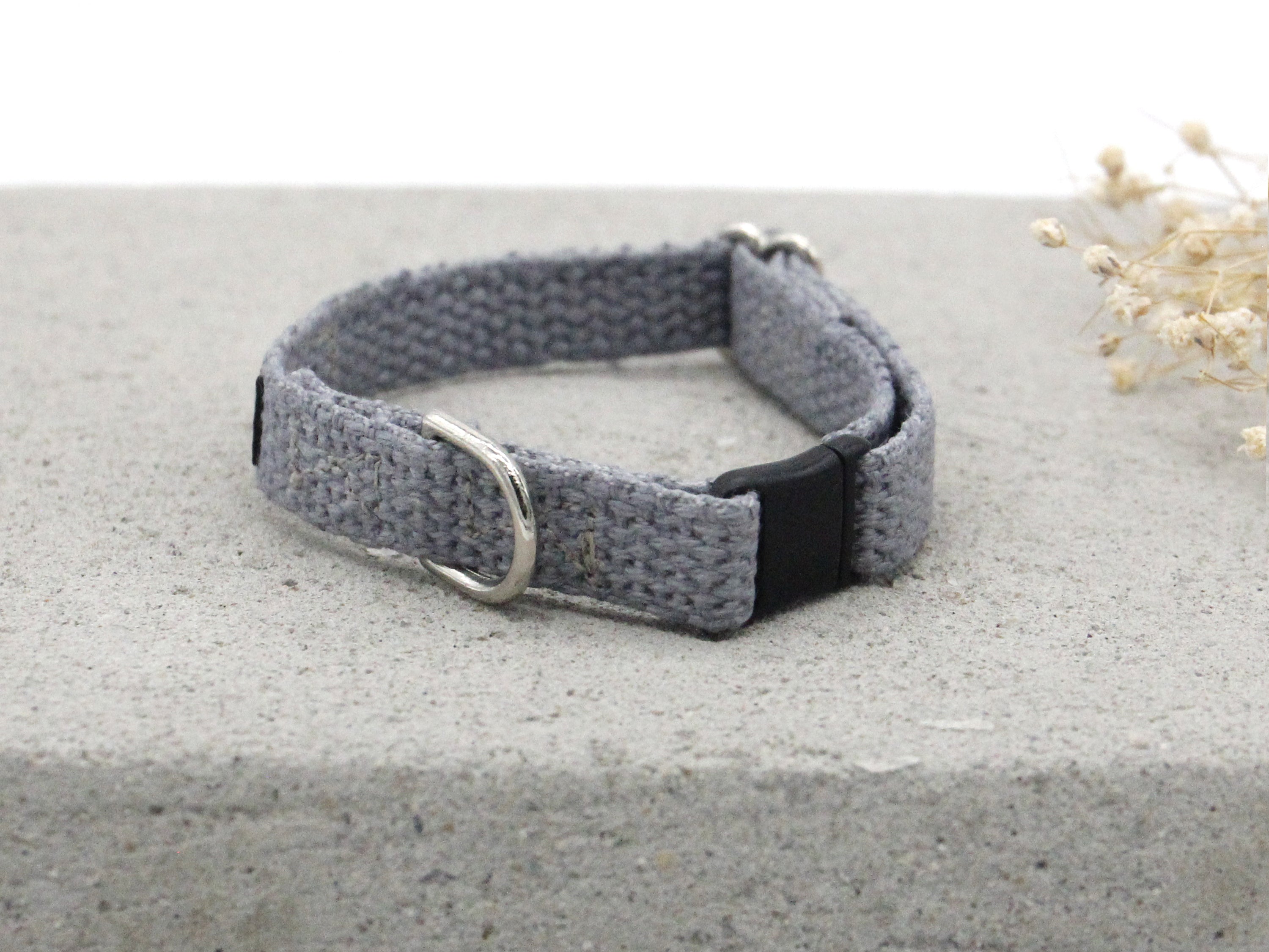 Eco Friendly Just Hemp Pebble Beach Cat Collar