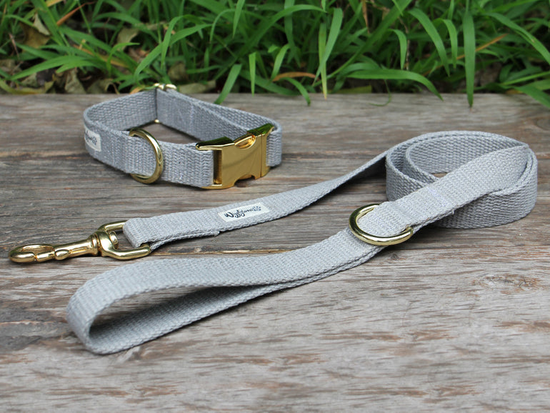 Pebble Beach Flat Hemp Dog Leash