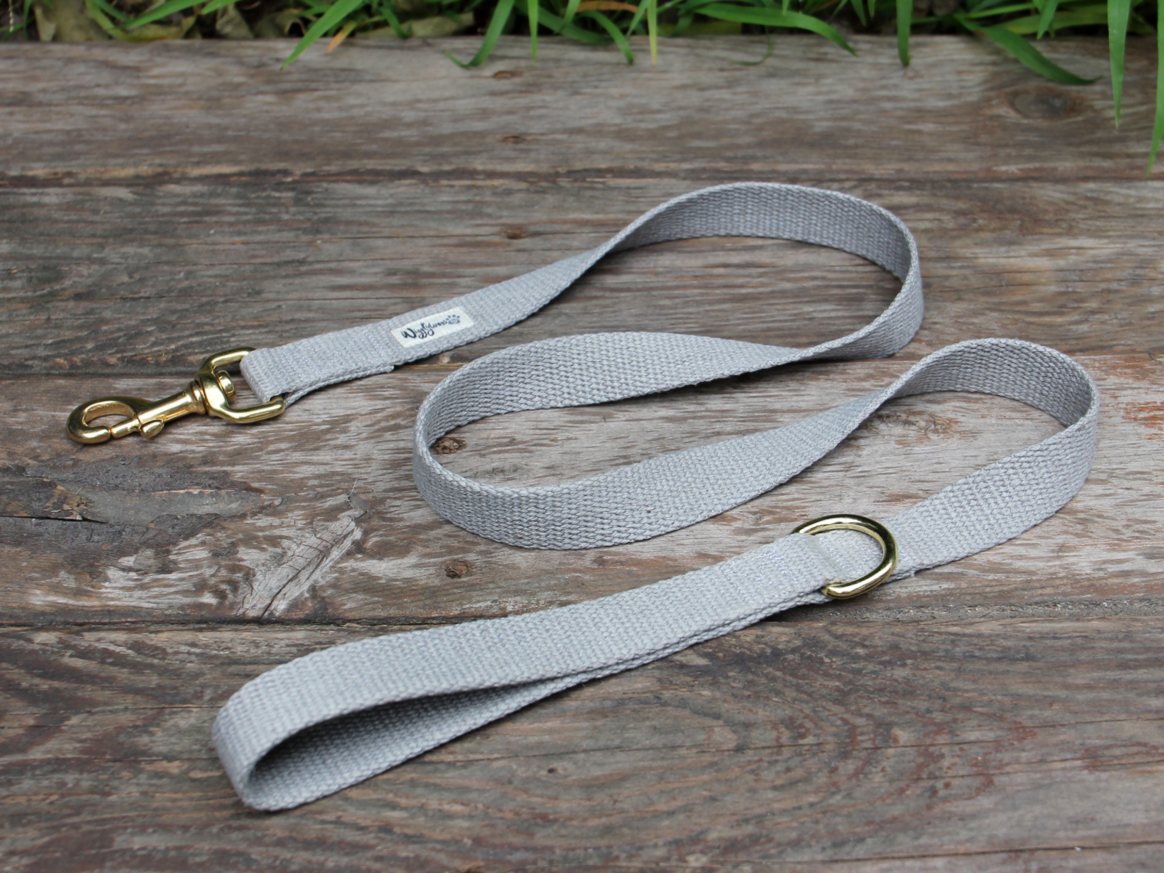 Pebble Beach Flat Hemp Dog Leash