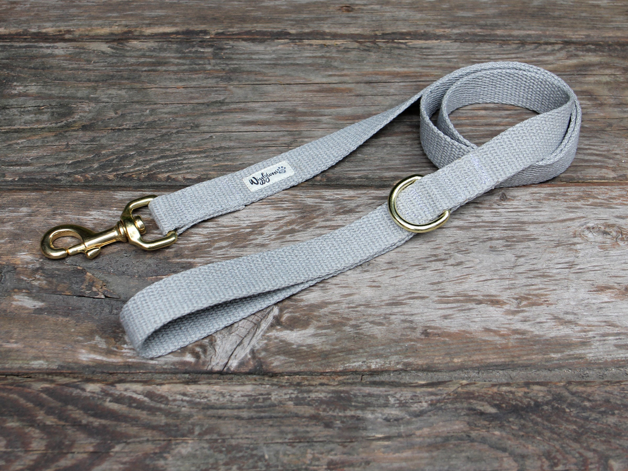 Pebble Beach Flat Hemp Dog Leash