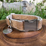 Signature Natural Cork Leather Dog Collar