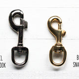 Nickel and Brass Snap Hooks