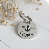 Anchor Stainless Steel Pet ID Tag