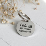 Mountain Adventure Stainless Steel Pet ID Tag