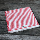 Fringed Candy-striped Dog Bandana