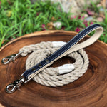 2-in-1 Interchangeable Dog Leash with Denim Handle