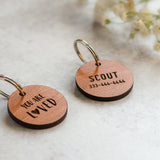 "You Are Loved" Wooden Pet ID Tag