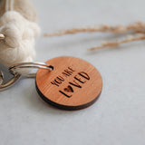 "You Are Loved" Wooden Pet ID Tag